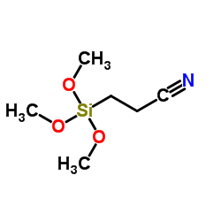 3-(Trimethoxysilyl)propanenitrile Structure