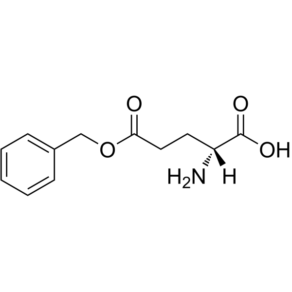 D-谷氨酸-5-苄酯结构式
