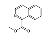 1-异喹啉甲酸甲酯结构式