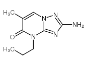 三氮唑嘧啶酮结构式