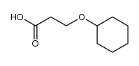 3-(cyclohexyloxy)propionic acid结构式