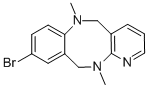9-bromo-6,12-dimethyl-5,6,11,12-tetrahydro-1,6,12-triaza-dibenzo[a,e]cyclooctene Structure