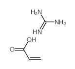 guanidine; prop-2-enoic acid Structure