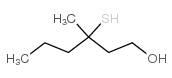 3-methyl-3-sulfanylhexan-1-ol Structure