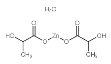 L-乳酸锌(水合)结构式