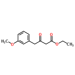 Ethyl 4-(3-methoxyphenyl)-3-oxobutanoate structure