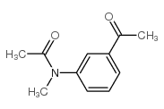 N-(3-乙酰基苯基)-n-甲基乙酰胺结构式