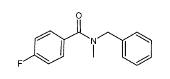 N-Benzyl-4-fluoro-N-Methylbenzamide结构式