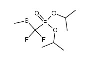 diisopropyl (methylsulfanyl)difluoromethylphosphonate Structure