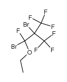 ethyl-(α,β-dibromo-heptafluoro-isobutyl)-ether Structure