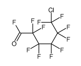 6-chloro-2,2,3,3,4,4,5,5,6,6-decafluorohexanoyl fluoride结构式