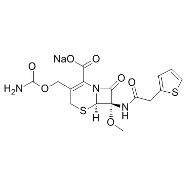 Cefoxitin sodium structure