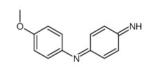 4-N-(4-methoxyphenyl)cyclohexa-2,5-diene-1,4-diimine结构式