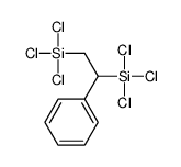 trichloro-(1-phenyl-2-trichlorosilylethyl)silane结构式