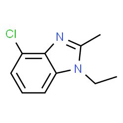 1H-Benzimidazole,4-chloro-1-ethyl-2-methyl-(9CI) Structure