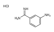 BENZENECARBOXIMIDAMIDE, 3-AMINO-, HYDROCHLORIDE (1:1)结构式