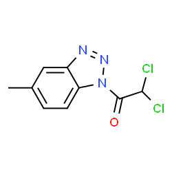 1H-Benzotriazole, 1-(dichloroacetyl)-5-methyl- (9CI) Structure