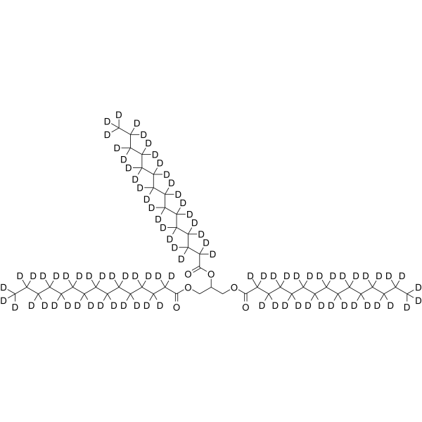 十五烷酸甘油三酯-D29结构式