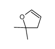 2,2-dimethyl-3H-furan Structure
