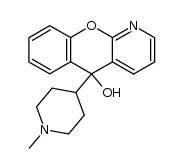 5-(1-methyl-piperidin-4-yl)-5H-chromeno[2,3-b]pyridin-5-ol结构式