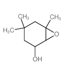 1,3,3-trimethyl-7-oxabicyclo[4.1.0]heptan-5-ol结构式