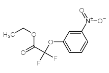 Difluoro-(3-nitro-phenoxy)-acetic acid ethyl ester Structure