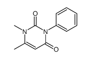 1,6-dimethyl-3-phenylpyrimidine-2,4-dione结构式