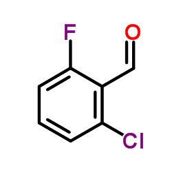 2-氯-6-氟苯甲醛结构式