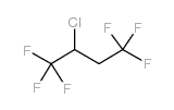2-Chloro-1,1,1,4,4,4-hexafluorobutane Structure