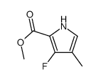 methyl 3-fluoro-4-methyl-1H-pyrrole-2-carboxylate Structure