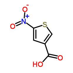 5-Nitro-3-thiophenecarboxylic acid Structure