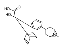 2-hydroxy-2-[3-(8-methyl-8-azabicyclo[3.2.1]octan-3-yl)phenyl]-2-phenylacetic acid结构式