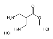 Methyl 3-amino-2-(aminomethyl)propanoate dihydrochloride Structure
