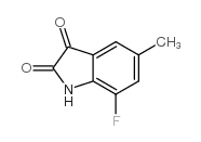 7-Fluoro-5-Methyl Isatin structure
