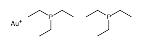 gold(1+),triethylphosphane Structure