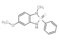 1H-1,3,2-Benzodiazaphosphole,2,3-dihydro-5-methoxy-1-methyl-2-phenyl-, 2-sulfide picture
