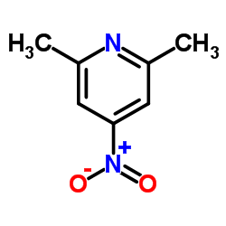 2, 6-二甲基-4-硝基吡啶结构式