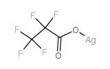 Propanoic acid,2,2,3,3,3-pentafluoro-, silver(1+) salt (1:1) structure