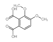 1,2-Benzenedicarboxylicacid, 3,4-dimethoxy- Structure