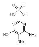 4,5-diamino-6-hydroxypyrimidine sulfate structure