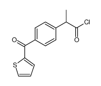 2-[4-(thiophene-2-carbonyl)-phenyl]-propionyl chloride Structure