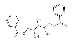 Arabinitol,1,5-dibenzoate, D- (8CI) structure