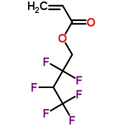 丙烯酸2,2,3,4,4,4-六氟丁酯结构式