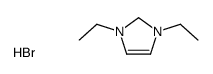 1,3-diethyl-1,2-dihydroimidazol-1-ium,bromide结构式