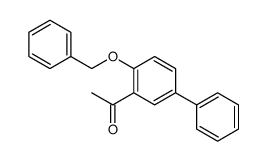 1-(5-phenyl-2-phenylmethoxyphenyl)ethanone Structure