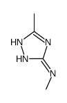 N,5-dimethyl-1H-1,2,4-triazol-3-amine结构式