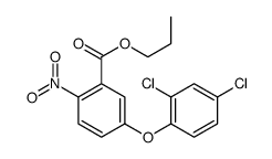 propyl 5-(2,4-dichlorophenoxy)-2-nitrobenzoate Structure