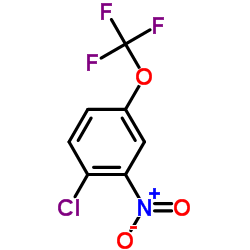 3-硝基-4-氯三氟甲氧基苯结构式