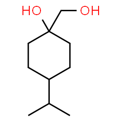 Cyclohexanemethanol, 1-hydroxy-4-(1-methylethyl)- (9CI) Structure