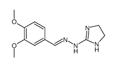 N-(4,5-Dihydro-1H-imidazol-2-yl)-N'-[1-(3,4-dimethoxy-phenyl)-meth-(Z)-ylidene]-hydrazine Structure
